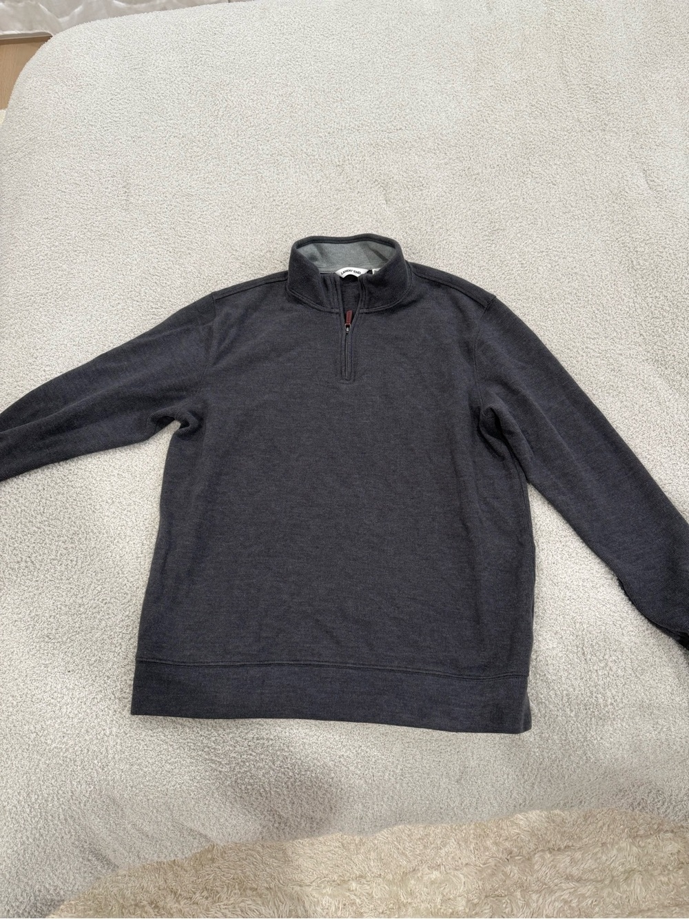 Men's Lands End Quarter-Zip Sweater